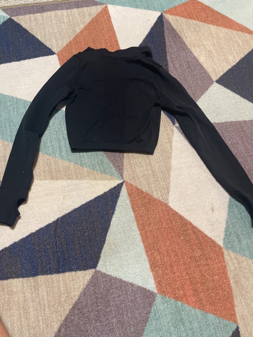 Black crop active jacket - Picture 4 of 4
